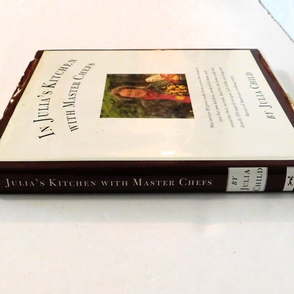 In Julias Kitchen with Master Chefs by Julia Child First Edition Cookbook HBDJ - Picture 3 of 7